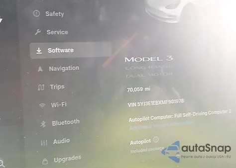 2021 Tesla Model 3 Long Range Dual Motor All-Wheel Drive из США, поврежденный, VIN 5YJ3E1EBXMF901978